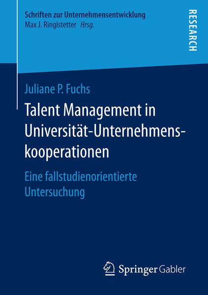 Produktbild: Talent Management in Universit&auml;t-Unternehmenskooperationen