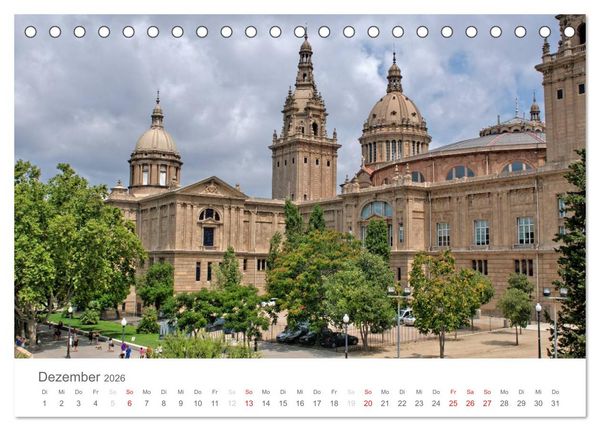 Produktbild: Barcelona im Auge der Kamera (Tischkalender 2026 DIN A5 quer), CALVENDO Monatskalender