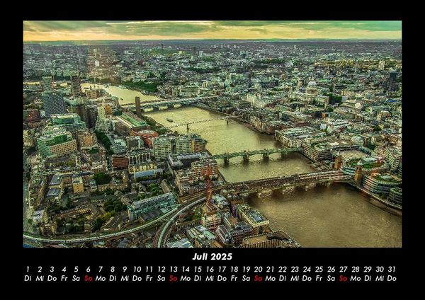 Produktbild: London 2025 Fotokalender DIN A3