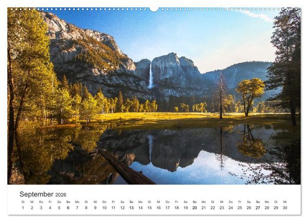 Produktbild: Yosemite - Einzigartige Naturspektakel (hochwertiger Premium Wandkalender 2026 DIN A2 quer), Kunstdruck in Hochglanz