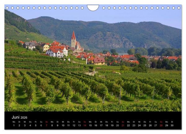 Produktbild: Die Wachau - Bezaubernde Orte an der Donau (Wandkalender 2026 DIN A4 quer), CALVENDO Monatskalender