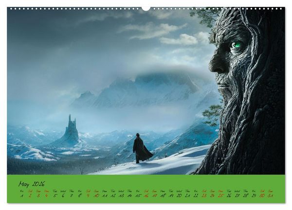 Produktbild: A strange forest In the lonely undergrowth (Wall Calendar 2026 DIN A2 landscape), CALVENDO 12 Month Wall Calendar
