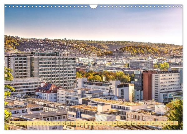 Produktbild: Malerisches Stuttgart (Wandkalender 2026 DIN A3 quer), CALVENDO Monatskalender
