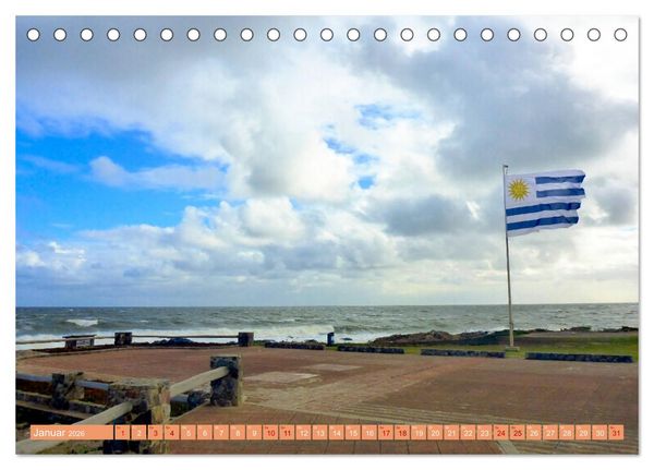 Produktbild: Uruguay - Bienvenido al R&iacute;o de la Plata (Tischkalender 2026 DIN A5 quer), CALVENDO Monatskalender