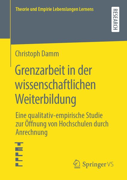 Produktbild: Grenzarbeit in der wissenschaftlichen Weiterbildung