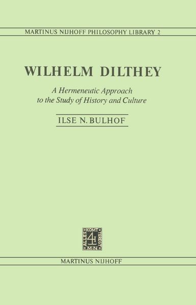Produktbild: Wilhelm Dilthey