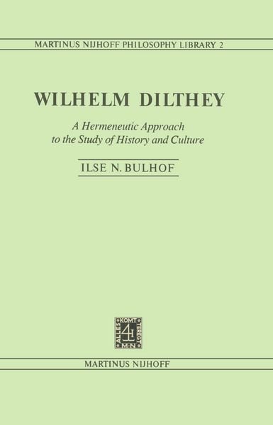 Produktbild: Wilhelm Dilthey
