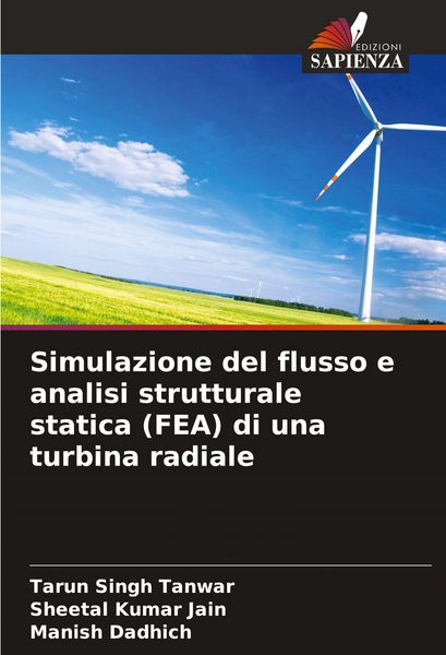 Produktbild: Simulazione del flusso e analisi strutturale statica (FEA) di una turbina radiale