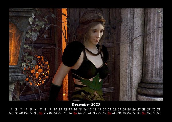 Produktbild: Mit Fantasy durch's Jahr 2025 Fotokalender DIN A3