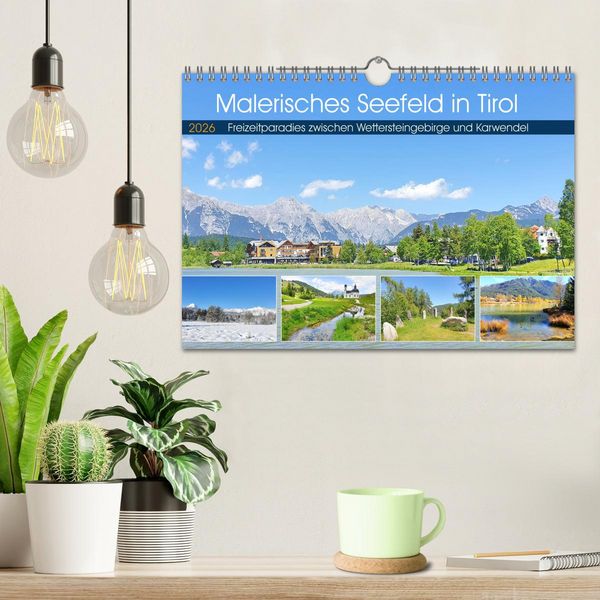 Produktbild: Malerisches Seefeld in Tirol (Wandkalender 2026 DIN A4 quer), CALVENDO Monatskalender
