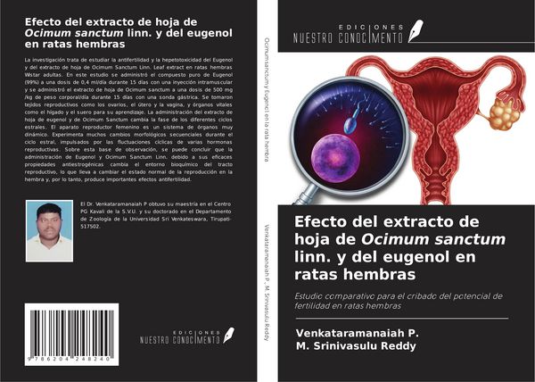 Produktbild: Efecto del extracto de hoja de Ocimum sanctum linn. y del eugenol en ratas hembras