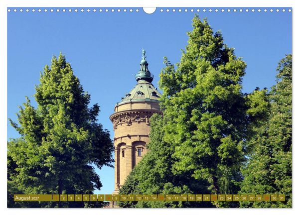Produktbild: Gr&uuml;nes Mannheim (Wandkalender 2027 DIN A3 quer), CALVENDO Monatskalender