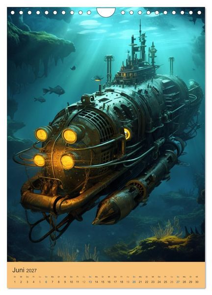 Produktbild: Steampunk-Universum (Wandkalender 2027 DIN A4 hoch), CALVENDO Monatskalender