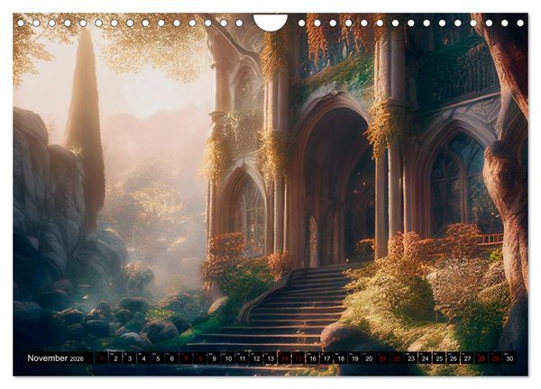 Produktbild: Im Reich der Elben (Wandkalender 2026 DIN A4 quer), CALVENDO Monatskalender