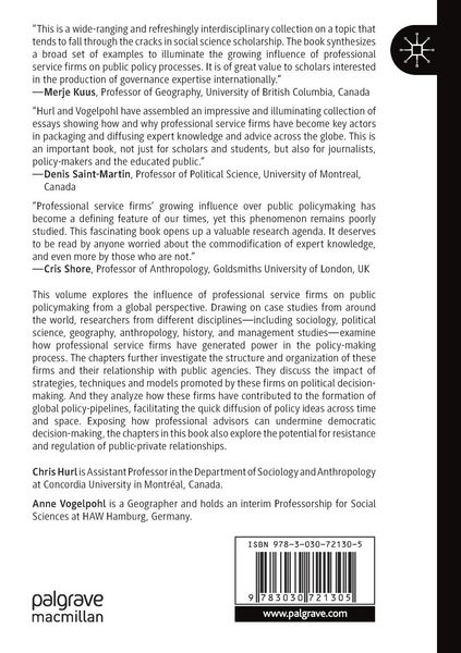 Produktbild: Professional Service Firms and Politics in a Global Era