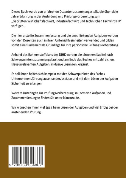 Produktbild: Fachwirt kompakt Unternehmensf&uuml;hrung