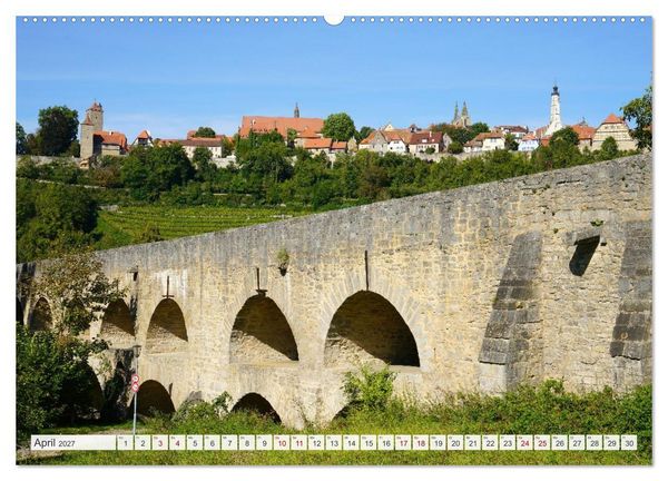 Produktbild: Rothenburg ob der Tauber. Sehensw&uuml;rdigkeiten. (Wandkalender 2027 DIN A2 quer), CALVENDO Monatskalender