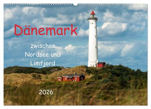 Produktbild: D&auml;nemark zwischen Nordsee und Limfjord (Wandkalender 2026 DIN A2 quer), CALVENDO Monatskalender
