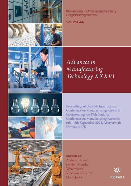 Produktbild: Advances in Manufacturing Technology XXXVI