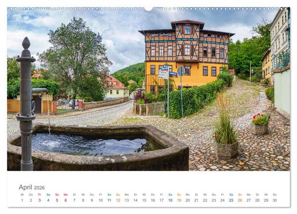 Produktbild: Rudolstadt - im Tal der Saale (hochwertiger Premium Wandkalender 2026 DIN A2 quer), Kunstdruck in Hochglanz