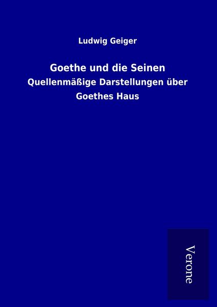 Produktbild: Goethe und die Seinen