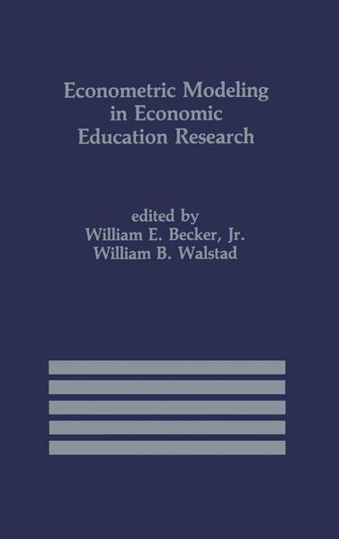 Produktbild: Econometric Modeling in Economic Education Research