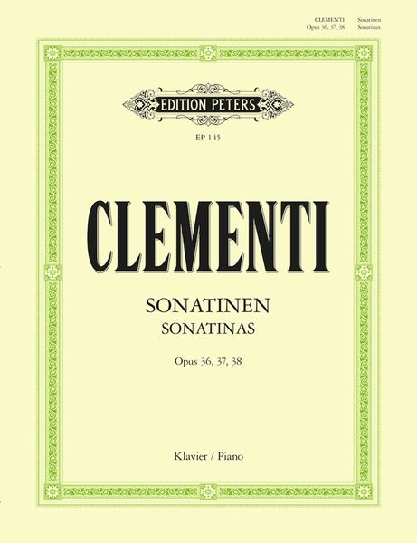 Produktbild: Sonatinas Op. 36 Nos. 1-6; Op. 37 Nos. 1-3; Op. 38 Nos. 1-3