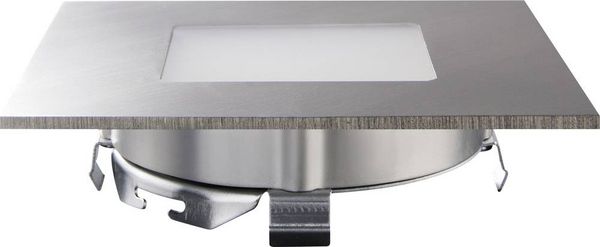 Produktbild: Heitronic 27693 LED-Einbauleuchte LED LED fest eingebaut 2W Edelstahl (geb&uuml;rstet)
