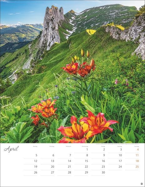 Produktbild: Sch&ouml;nes Alpenland Posterkalender 2027