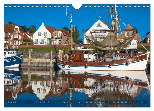 Produktbild: Greetsiel in Ostfriesland (Wandkalender 2026 DIN A4 quer), CALVENDO Monatskalender