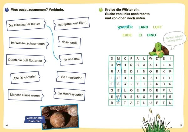 Produktbild: WAS IST WAS Erstes Lesen. Leser&auml;tsel Dinosaurier