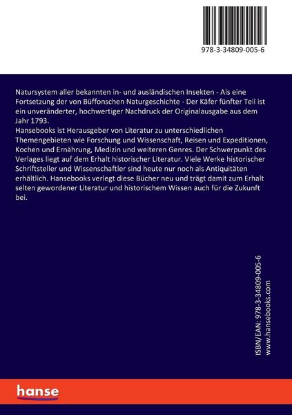 Produktbild: Natursystem aller bekannten in- und ausl&auml;ndischen Insekten