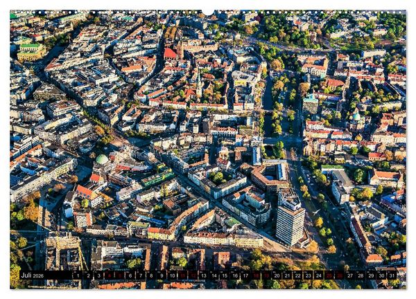 Produktbild: Hannover - Luftige Einblicke (Wandkalender 2026 DIN A2 quer), CALVENDO Monatskalender