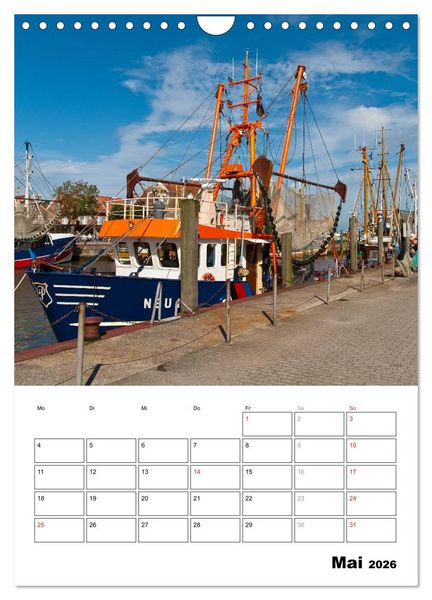 Produktbild: Neuharlingersiel Hafenromantik / Planer (Wandkalender 2026 DIN A4 hoch), CALVENDO Monatskalender