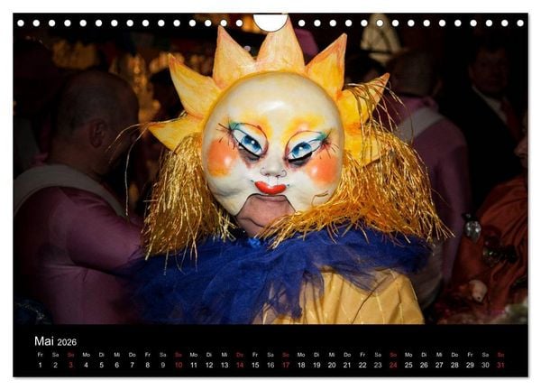 Produktbild: BASLER FASNACHT &ndash; Faszinierendes, schweizerisch regionales Brauchtum. (Wandkalender 2026 DIN A4 quer), CALVENDO Monatskalender