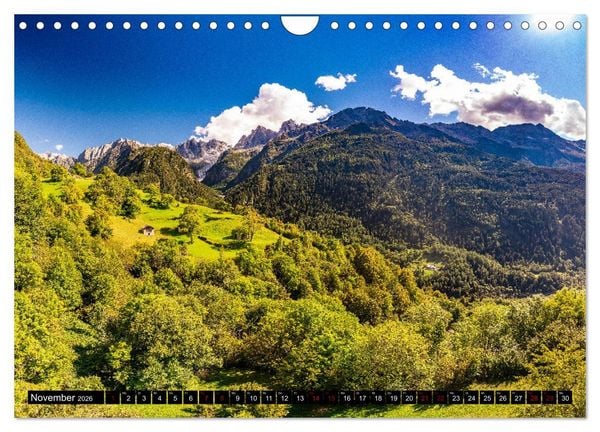 Produktbild: Schweiz - Engadin und Bergell (Wandkalender 2026 DIN A4 quer), CALVENDO Monatskalender