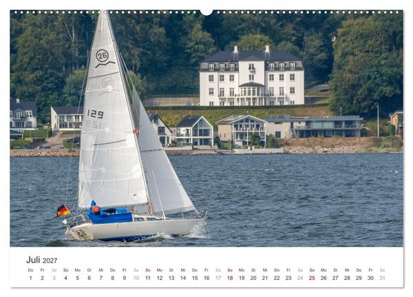 Produktbild: Flensburg maritim (Wandkalender 2027 DIN A2 quer), CALVENDO Monatskalender
