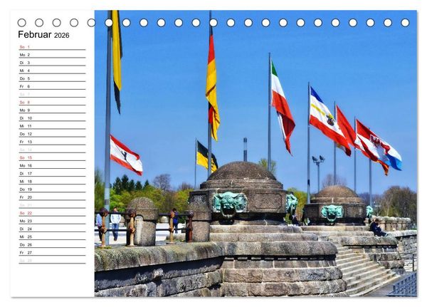 Produktbild: Der Koblenz Kalender (Tischkalender 2026 DIN A5 quer), CALVENDO Monatskalender
