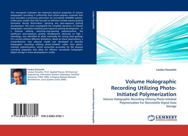 Produktbild: Volume Holographic Recording Utilizing Photo-Initiated Polymerization