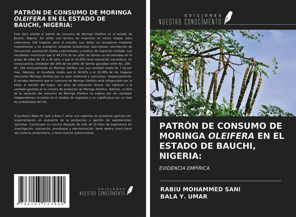 Produktbild: PATR&Oacute;N DE CONSUMO DE MORINGA OLEIFERA EN EL ESTADO DE BAUCHI, NIGERIA: