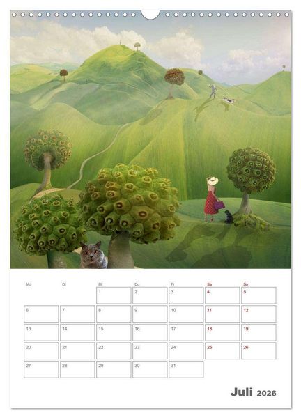 Produktbild: Surrealistische Reisen (Wandkalender 2026 DIN A3 hoch), CALVENDO Monatskalender