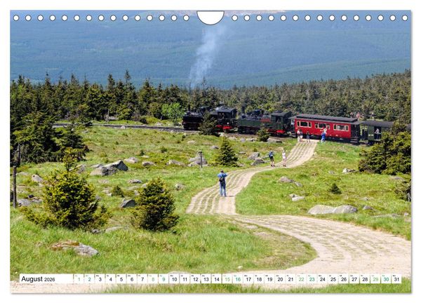Produktbild: Harz - Ausflugsziele vom Brocken bis Sangerhausen (Wandkalender 2026 DIN A4 quer), CALVENDO Monatskalender