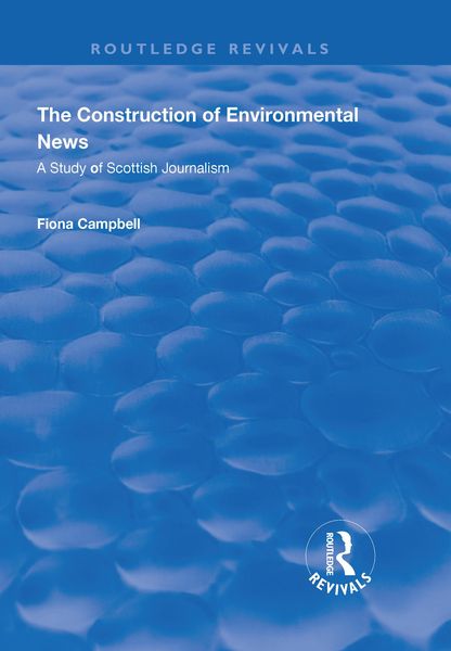 Produktbild: The Construction of Environmental News
