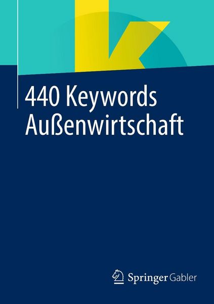 Produktbild: 440 Keywords Au&szlig;enwirtschaft