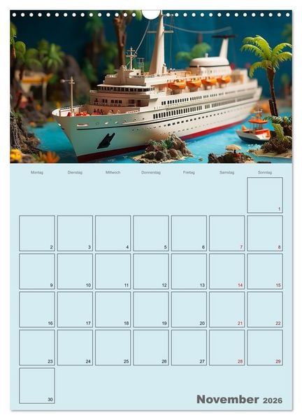 Produktbild: Schiffe, Fische und Piraten (Wandkalender 2026 DIN A3 hoch), CALVENDO Monatskalender