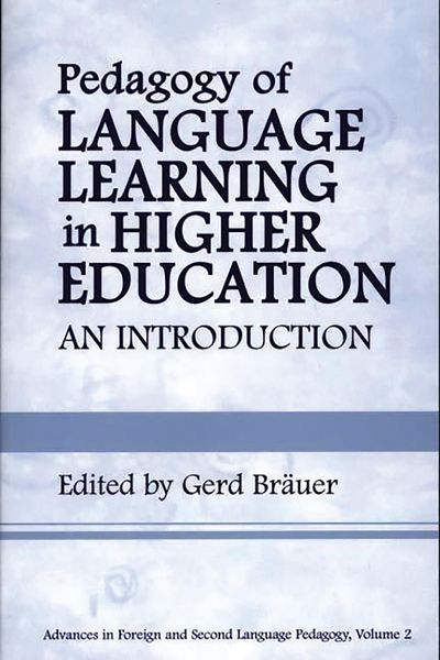 Produktbild: Pedagogy of Language Learning in Higher Education