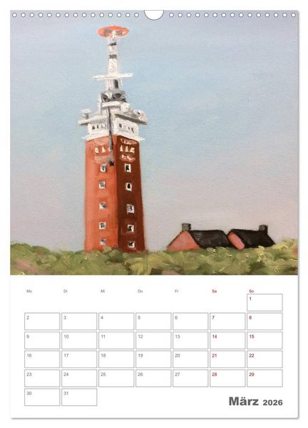 Produktbild: Malerisches Helgoland (Wandkalender 2026 DIN A3 hoch), CALVENDO Monatskalender