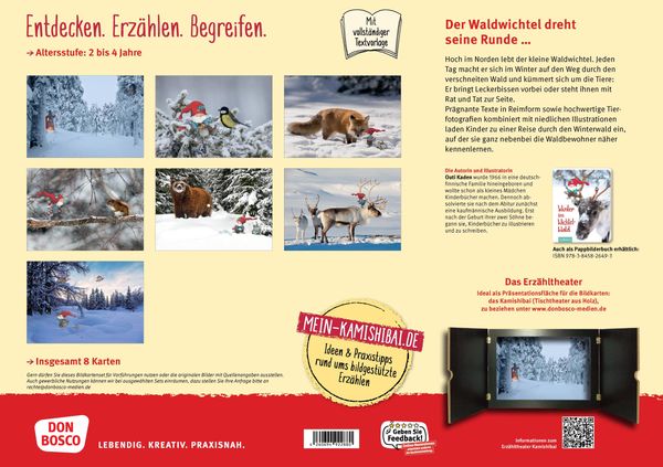 Produktbild: Winter im Wichtelwald. Kamishibai Bildkartenset