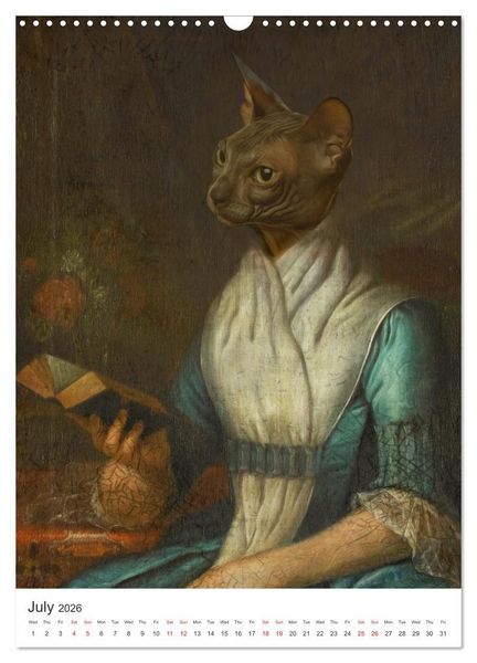 Produktbild: Aristocrat Cats (Wall Calendar 2026 DIN A3 portrait), CALVENDO 12 Month Wall Calendar