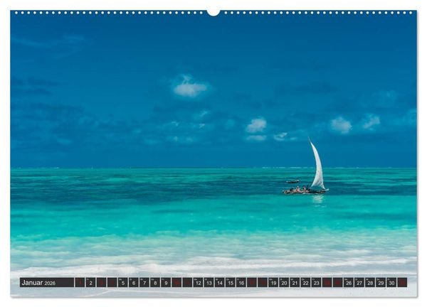 Produktbild: Inselparadies Sansibar (hochwertiger Premium Wandkalender 2026 DIN A2 quer), Kunstdruck in Hochglanz